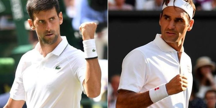 Kortta dev final: Federer-Djokovic