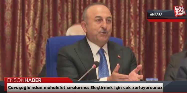 Mevlüt Çavuşoğlu’ndan muhalefet sıralarına: Eleştirmek için çok zorluyorsunuz